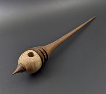 Load image into Gallery viewer, Birdhouse spindle in birdseye maple and walnut