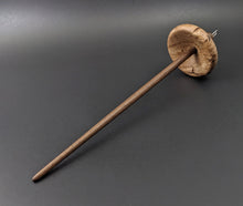 Load image into Gallery viewer, Drop spindle in maple burl and walnut