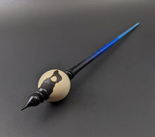 Load image into Gallery viewer, Bead spindle in holly and hand dyed curly maple