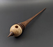 Load image into Gallery viewer, Birdhouse spindle in birdseye maple and walnut