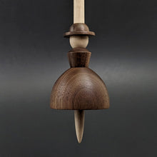 Load image into Gallery viewer, Prototype spindle in walnut and curly maple (<font color="red"<b>RESERVED</b></font> for Nancy)