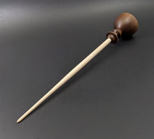 Load image into Gallery viewer, Prototype spindle in walnut and curly maple (<font color="red"<b>RESERVED</b></font> for Nancy)