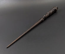 Load image into Gallery viewer, Wand spindle in ebonized walnut