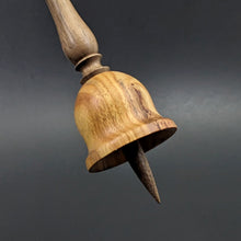 Load image into Gallery viewer, Bell support spindle in canarywood and walnut