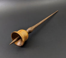 Load image into Gallery viewer, Bell support spindle in canarywood and walnut