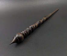 Load image into Gallery viewer, Wand spindle in ebonized walnut