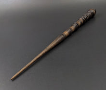 Load image into Gallery viewer, Wand spindle in ebonized walnut