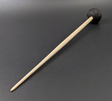 Load image into Gallery viewer, Sheep support spindle in African blackwood and curly maple