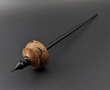 Load image into Gallery viewer, Tibetan style spindle in eucalyptus burl and ebonized walnut