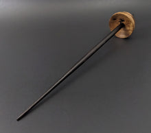 Load image into Gallery viewer, Tibetan style spindle in eucalyptus burl and ebonized walnut