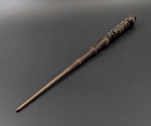 Load image into Gallery viewer, Wand spindle in ebonized walnut