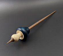 Load image into Gallery viewer, Mushroom support spindle in hand dyed maple burl, holly, and walnut
