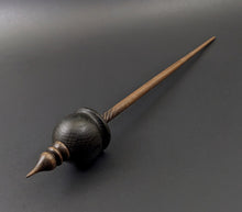 Load image into Gallery viewer, Cauldron spindle in bog oak and walnut