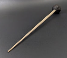Load image into Gallery viewer, Sheep support spindle in African blackwood and curly maple
