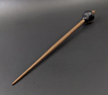 Load image into Gallery viewer, Penguin bead spindle in frogwood, holly, and walnut