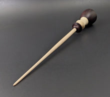 Load image into Gallery viewer, Tiny dancer spindle in camatillo, holly, and curly maple