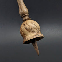 Load image into Gallery viewer, Bell support spindle in spalted maple and walnut