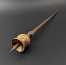 Load image into Gallery viewer, Bell support spindle in spalted maple and walnut