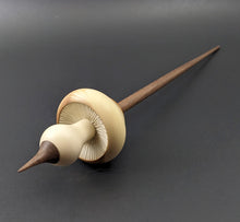 Load image into Gallery viewer, Mushroom support spindle in yew, holly, and walnut