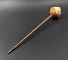 Load image into Gallery viewer, Mushroom support spindle in yew, holly, and walnut