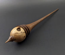 Load image into Gallery viewer, Wee folk spindle in elm burl and walnut