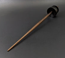 Load image into Gallery viewer, Teacup spindle in bog oak and walnut