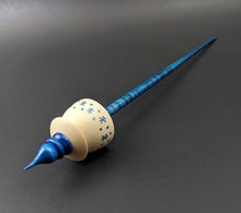 Load image into Gallery viewer, Teacup spindle in holly and hand dyed curly maple