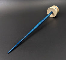 Load image into Gallery viewer, Teacup spindle in holly and hand dyed curly maple