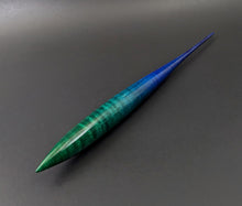 Load image into Gallery viewer, Phang spindle in hand dyed curly maple