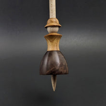 Load image into Gallery viewer, Tiny dancer spindle in canarywood, walnut, and curly maple
