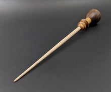 Load image into Gallery viewer, Tiny dancer spindle in canarywood, walnut, and curly maple