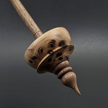 Load image into Gallery viewer, Tibetan style spindle in elm burl and walnut