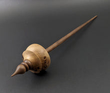 Load image into Gallery viewer, Tibetan style spindle in elm burl and walnut