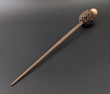 Load image into Gallery viewer, Morel mushroom support spindle in maple and walnut