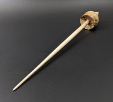 Load image into Gallery viewer, Cauldron spindle in spalted maple and curly maple