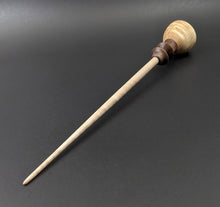 Load image into Gallery viewer, Tiny dancer spindle in Karelian birch, walnut, and curly maple