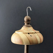 Load image into Gallery viewer, Drop spindle in flame box elder and walnut