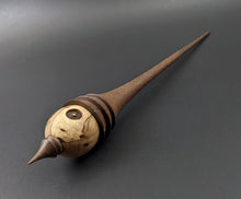 Load image into Gallery viewer, Wee folk spindle in elm burl and walnut