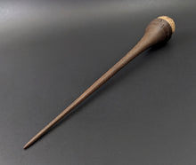 Load image into Gallery viewer, Wee folk spindle in elm burl and walnut