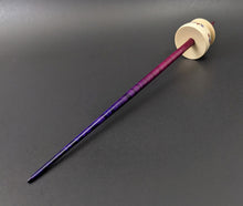 Load image into Gallery viewer, Teacup spindle in holly and hand dyed curly maple