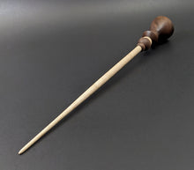 Load image into Gallery viewer, Tiny dancer spindle in walnut and curly maple