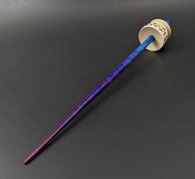 Load image into Gallery viewer, Teacup spindle in holly and hand dyed curly maple