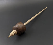 Load image into Gallery viewer, Teacup spindle in walnut burl and curly maple