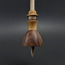 Load image into Gallery viewer, Tiny dancer spindle in cocobolo, canarywood, and curly maple
