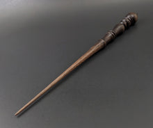 Load image into Gallery viewer, Wand spindle in ebonized walnut