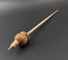 Load image into Gallery viewer, Cauldron spindle in flame box elder and walnut