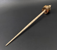 Load image into Gallery viewer, Cauldron spindle in flame box elder and walnut