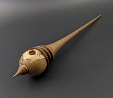 Load image into Gallery viewer, Wee folk spindle in elm burl and walnut