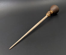 Load image into Gallery viewer, Tiny dancer spindle in walnut, zebrawood, and curly maple
