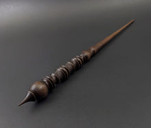 Load image into Gallery viewer, Wand spindle in ebonized walnut